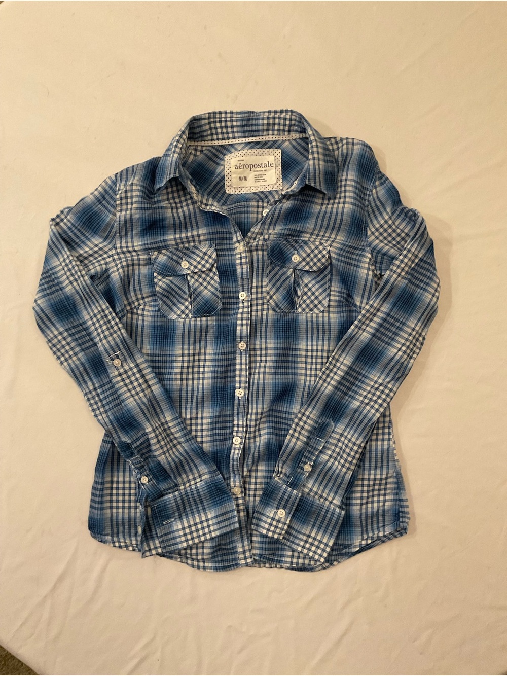 Aéropostale Plaid Button-Up‎ Shirt